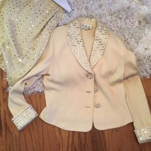 Two piece evening wear